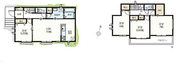 (A号棟)、価格3390万円、4LDK、土地面積180.87m2、建物面積96.47m2