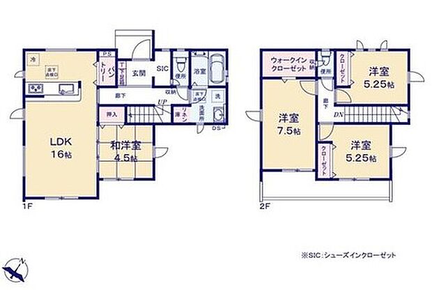 【4LDK】季節を問わずたっぷり収納ができるウォークインクローゼット完備！パントリーなど広い収納やママに嬉しい家事動線など工夫がたくさん！