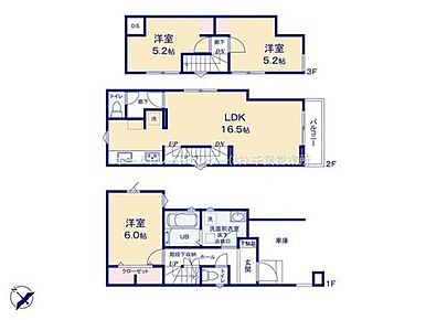 ２階リビングは眺望・採光と風通しが得られる、外からの視線が気にならない等、多くの利点がございます♪ビルトインガレージの車庫は雨からお気に入りのお車を守ってくれます♪ 