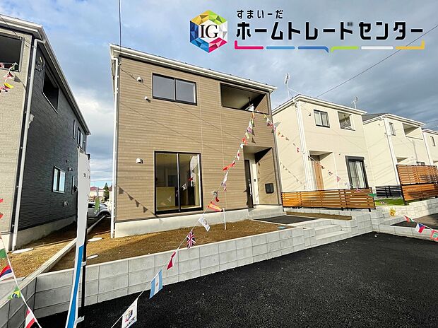 【現地外観写真】◆休日にご家族揃ってご見学はいかがでしょうか♪実際の現地を見てみると図面などではわからない、新たな発見もありますのでまずはお気軽にお問い合わせください♪