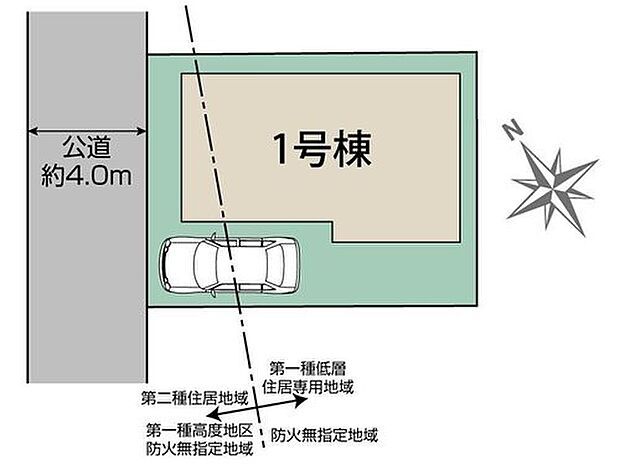 【全体区画図】カースペースあり♪