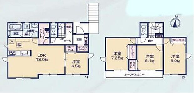 【4LDK】全居室南向きの明るい邸宅♪家族全員の衣類や小物を1カ所に集約する収納スペースのファミリークロークを完備♪開放的な雰囲気のリビング！南窓からは心地の良い陽が入ります！