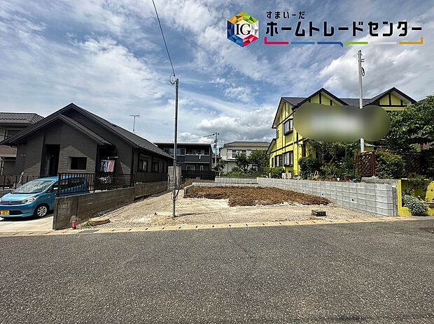 【現地外観写真】◆休日にご家族揃ってご見学はいかがでしょうか♪実際の現地を見てみると図面などではわからない、新たな発見もありますのでまずはお気軽にお問い合わせください♪
