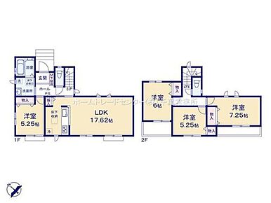 全居室南向きの明るい邸宅♪
家族とのつながりを意識した見通しのいいリビングは会話が弾んでみんなを笑顔にします☆ 