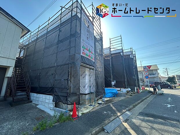 【現地外観写真】◆平日・お仕事帰りなど、いつでもご案内させていただきます!デザイン・目に見える設備面も大切ですが、耐震構造で地震に強い家の為、次代へ繋ぐ強固な住宅です。