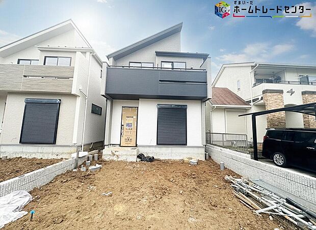 【現地外観写真】◆休日にご家族揃ってご見学はいかがでしょうか♪実際の現地を見てみると図面などではわからない、新たな発見もありますのでまずはお気軽にお問い合わせください♪