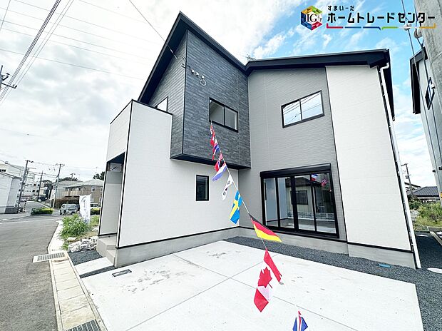 【現地外観写真】◆休日にご家族揃ってご見学はいかがでしょうか♪実際の現地を見てみると図面などではわからない、新たな発見もありますのでまずはお気軽にお問い合わせください♪