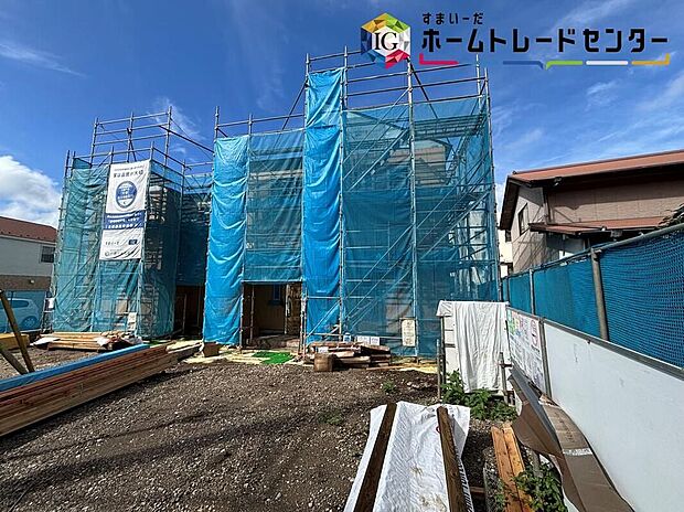 【現地外観写真】◆≪お問い合わせ当日のご内覧もお任せください♪≫耐震に優れた工法を採用、一生住む家だから構造にも環境にもこだわりを。地震に強いオリジナル工法を是非お確かめ下さい♪