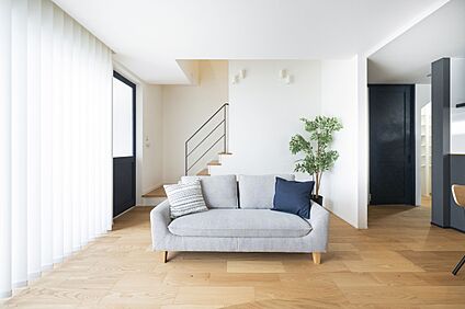 １号地モデルハウス【リビング】