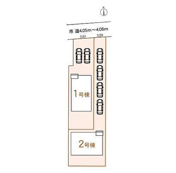 １号棟　２，１９０万円
２号棟　１，９９０万円

２～４台駐車できるカースペースを確保しました☆