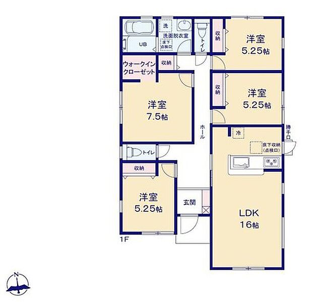 (3号棟)、価格1990万円、4LDK、土地面積269m2、建物面積94.41m2