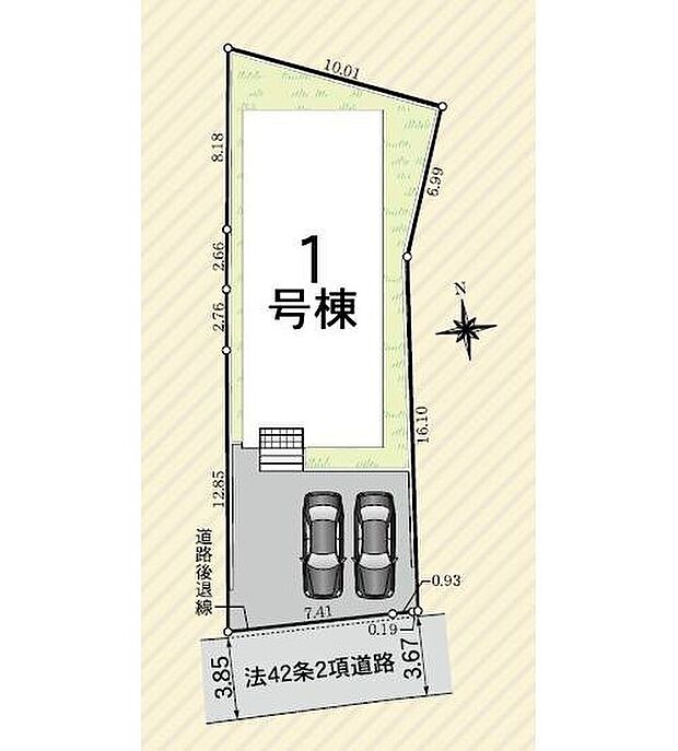  １号棟　３，７９０万円

並列２台駐車可能なカースペースあり♪