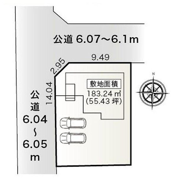 １号棟　２，８８０万円

並列２台駐車可能なカースペースあり♪