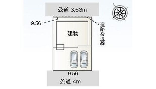 1号棟 2,790万円
並列2台分のカースペース有り☆