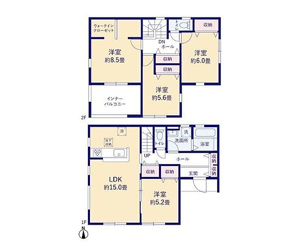 (1号棟)、価格2450万円、4LDK、土地面積250.79m2、建物面積109.31m2