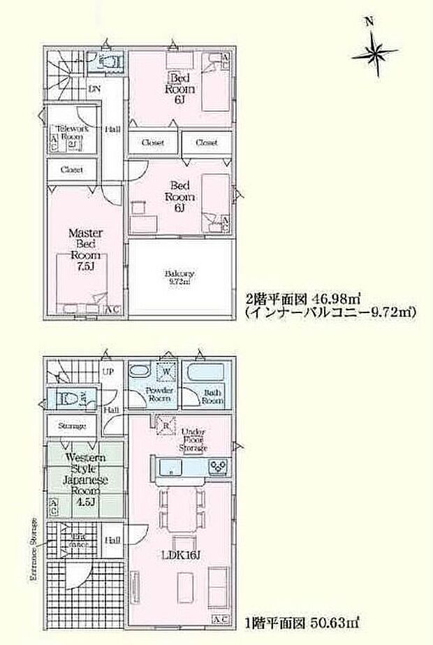 (3号棟)、価格2190万円、4LDK+S、土地面積223.09m2、建物面積107.33m2 