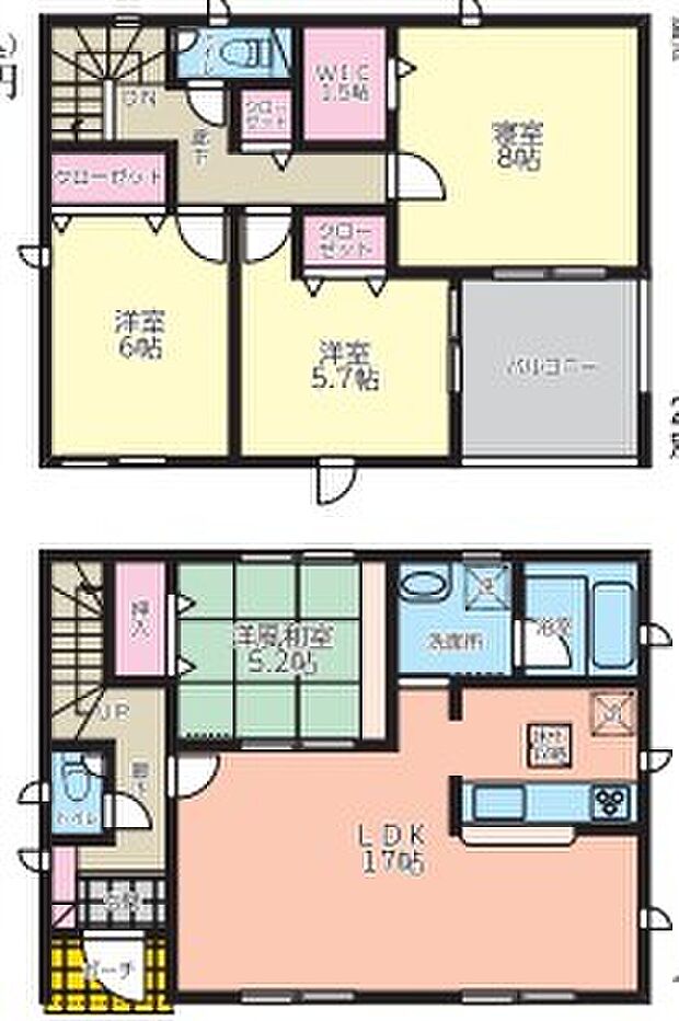 2号棟
和室は家具を一切置かなくてもリラックススペースとして活用できるのが嬉しいポイント♪
