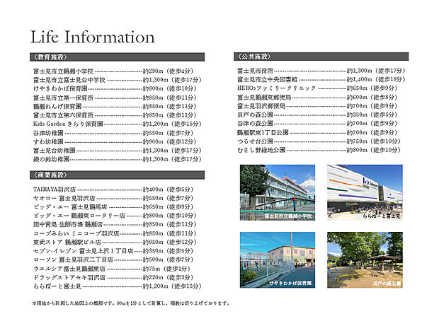 【Life Information】
周辺に商業施設が充実したお買い物のしやすい環境です。