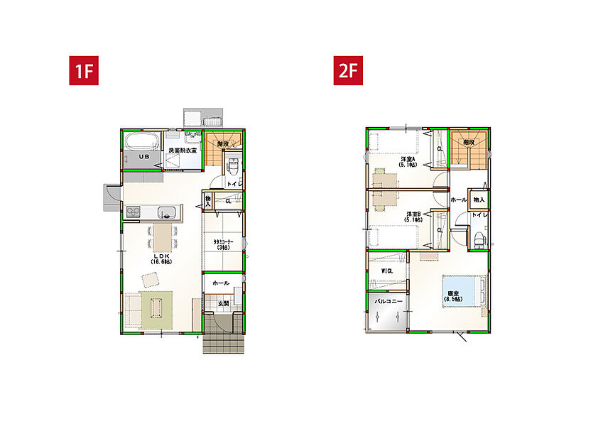 3号棟間取図