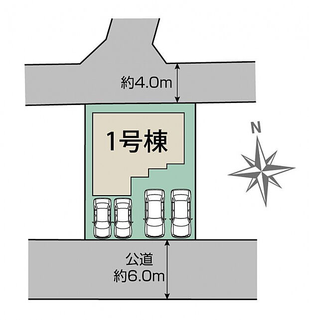 栃木市大平町富田1棟 区画図
