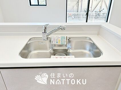 浄水器内臓ハンドシャワー付シンク
