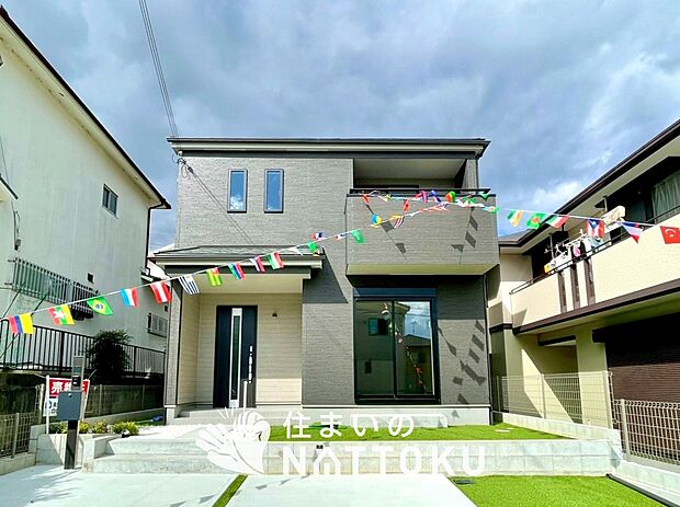 【現地写真(外観)】耐震等級最高「3」取得で基準の1.5倍の性能・耐震強度で安心できます。