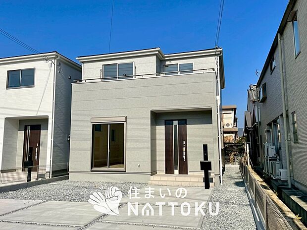 【現地写真(外観)【2号地】】健康被害に配慮したもっとも安全性の高い建材を採用し、シックハウス対策をしております。