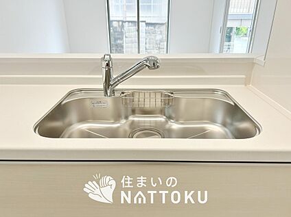 浄水器内臓ハンドシャワー付シンク