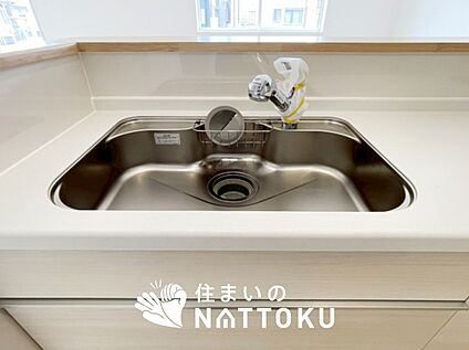 浄水器内臓ハンドシャワー付シンク