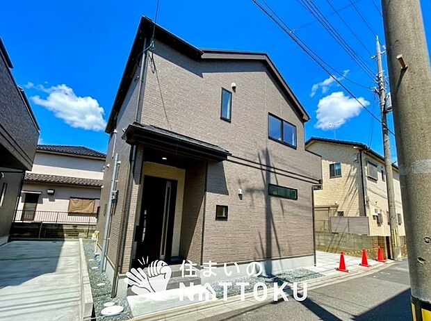 【現地写真(外観)【B号地】】健康被害に配慮したもっとも安全性の高い建材を採用し、シックハウス対策をしております。