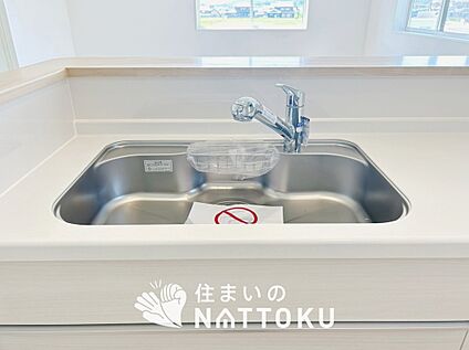 浄水器内臓ハンドシャワー付シンク