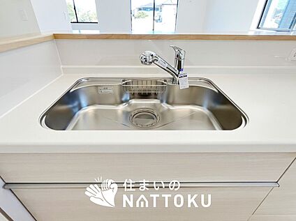 浄水器内臓ハンドシャワー付シンク