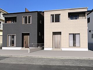 太陽光6.60kW搭載 ZEH住宅 松山市生石町建売(2)(3) 外観