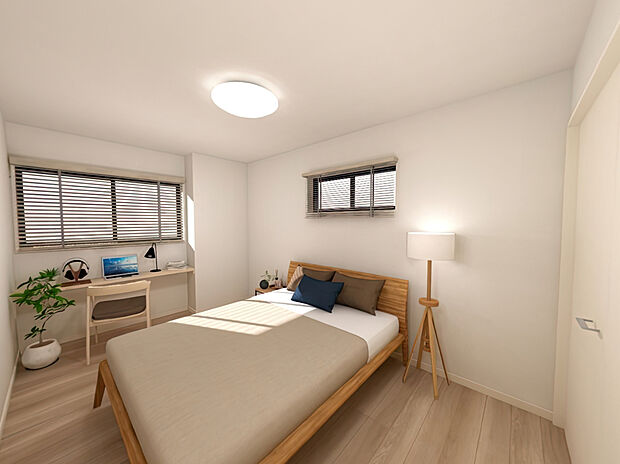 【【2号地:完成イメージパース】】■読書や編み物などの趣味を行う場所としてご活用いただけるカウンター!プライベート空間として、趣味に没頭できるようなこだわりのカウンターにするのもおすすめです♪