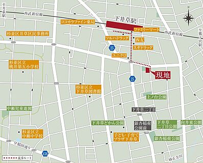 現地案内図