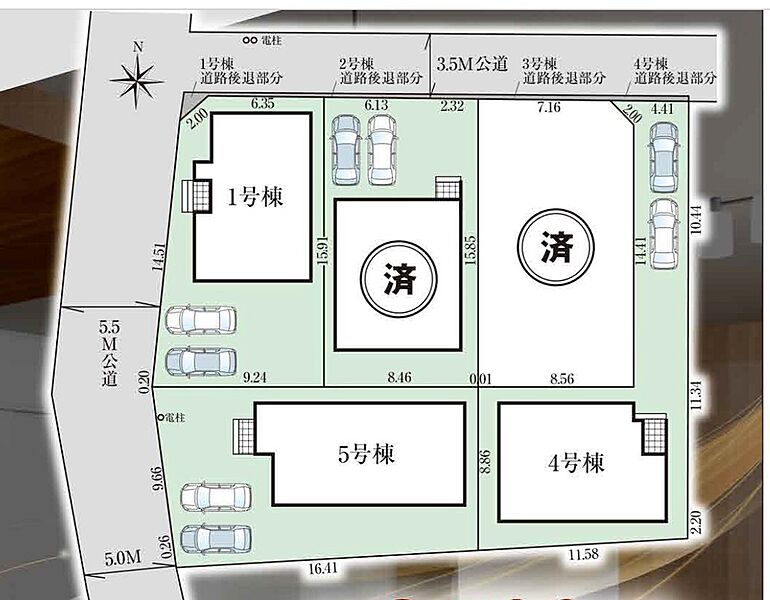 佐倉市野狐台町の　全5棟　新築分譲
野狐台←なんて読むのか分からない方多数。
「やっこだいまち」です。
残り3棟です。