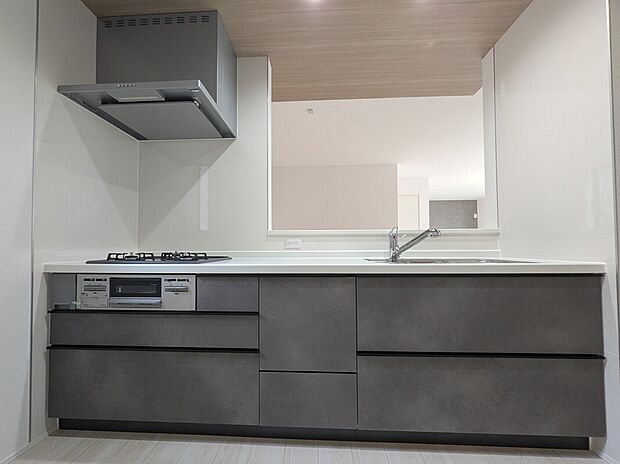 【3号棟　キッチン】浄水器付き水栓