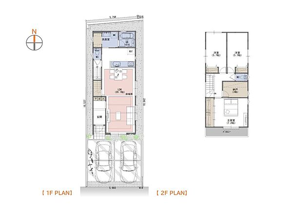 ■3LDK+納戸+階段下収納(A号棟)