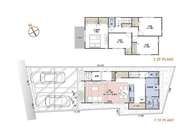 ■4LDK＋階段下収納（B号棟）