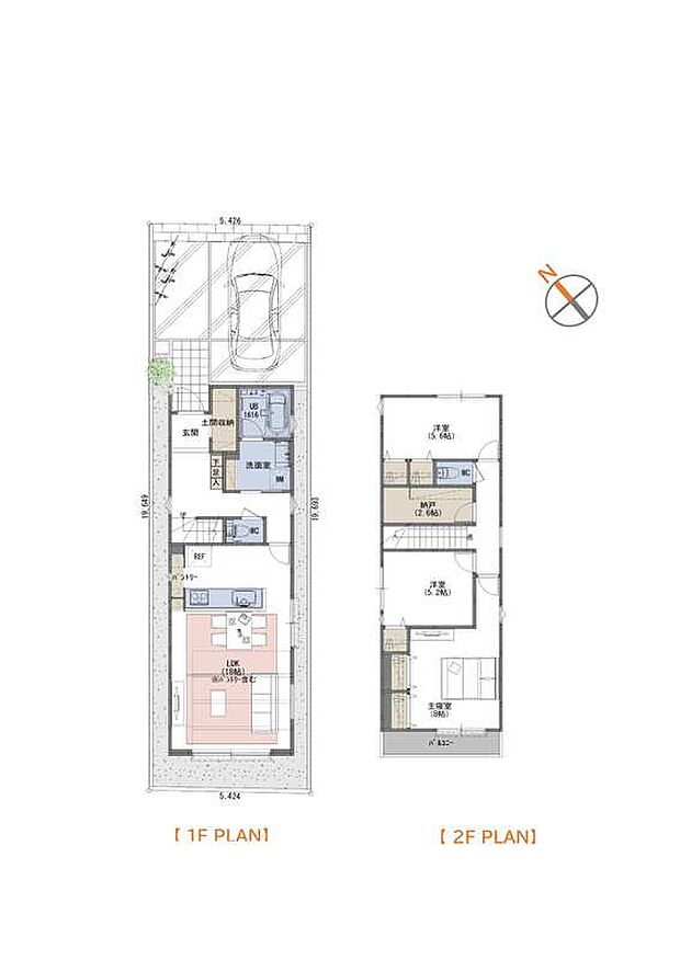 ■3LDK+納戸+土間収納(A号棟)