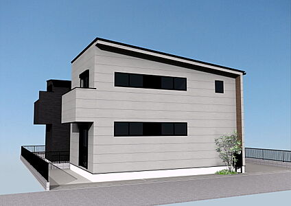 完成予想外観（B号棟）