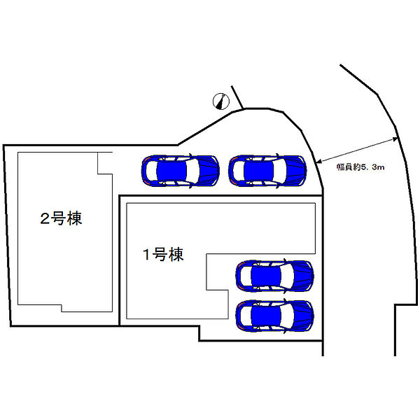 【全２区画】駐車２台可能！セカンドカーや来客時にも安心ですね♪