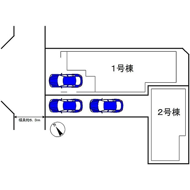 ◆全２区画◆
広々駐車スペースはママやお子様の自転車も停められますね♪