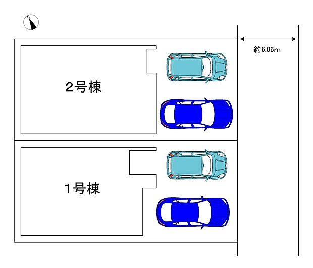 ◆並列に駐車2台可能◆
広々駐車スペースはママやお子様の自転車も停められますね♪