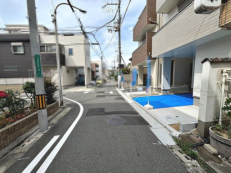 前面道路を含む現地写真