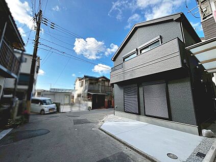 前面道路を含む現地写真