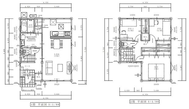 17帖LDKを中心に水回りを集約し、家事動線に配慮した間取りです。各所に収納を設け、主寝室7帖と洋室2室で家族構成の変化にも対応できます。将来も暮らしやすい住まいです。
