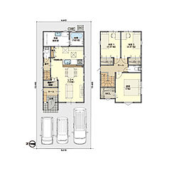 【福井市大宮4丁目C棟】ZEH仕様の高断熱・太陽光パネル5.64kw搭載の新築一戸建て その他