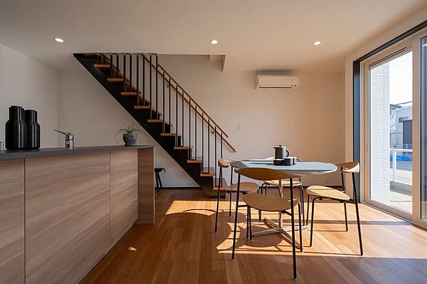 空間をデザインするリビング階段