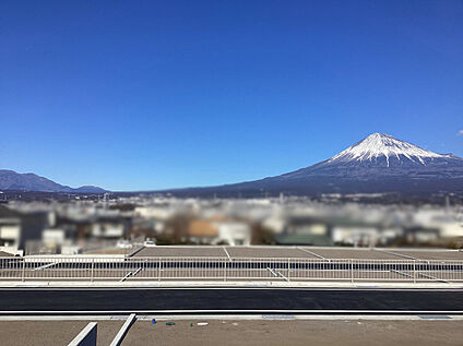 分譲地からの富士山♪